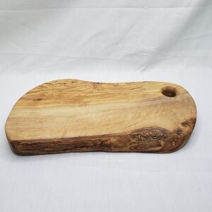 Natural Wood Small Serving Board Live Edge 10 X 6 Inches